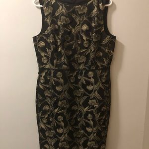 Beyond awesome dress with gold throughout